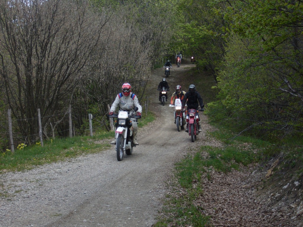 1^ Bollate -5 Terre, on-off road tratto di percorso